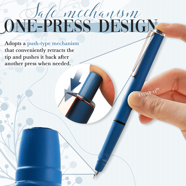 Cithway™ Extra Fine Tip Push-Type Fountain Pen