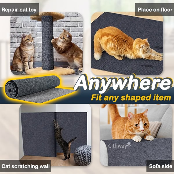 Cithway® Free-cut Self-adhesive Cat Scratching Pad