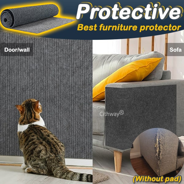 Cithway® Free-cut Self-adhesive Cat Scratching Pad