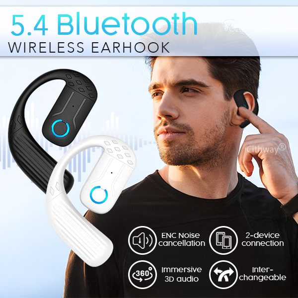 Cithway® Wireless Twist-Fit Adjustable Ear-Hook