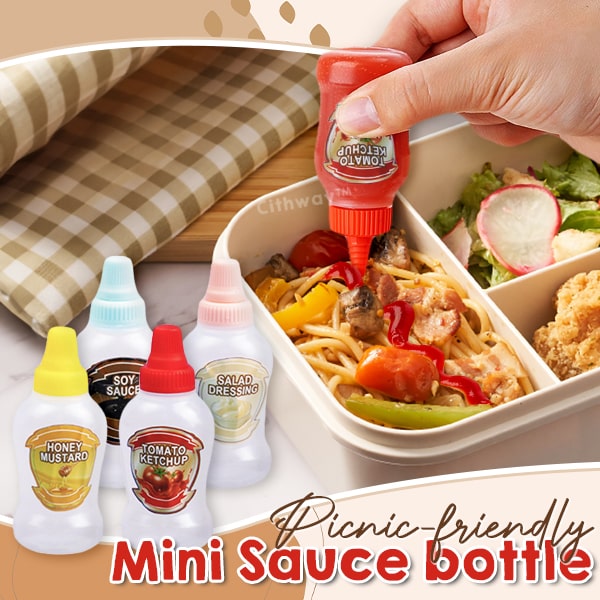 Cithway™ Easy-Squeeze Mini Sauce Bottle