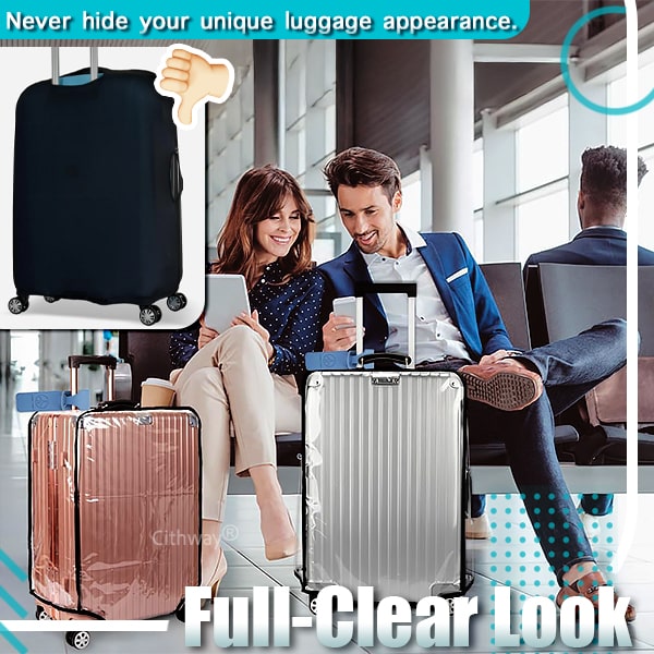 Cithway® Splash-Safe Transparent Luggage Cover