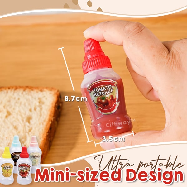 Cithway™ Easy-Squeeze Mini Sauce Bottle