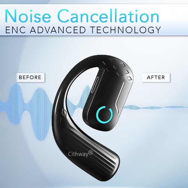 Cithway® Wireless Twist-Fit Adjustable Ear-Hook