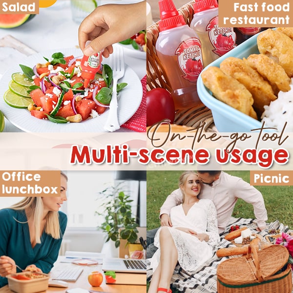 Cithway™ Easy-Squeeze Mini Sauce Bottle