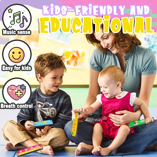 Cithway® Mini Learn & Play Harmonica Toy