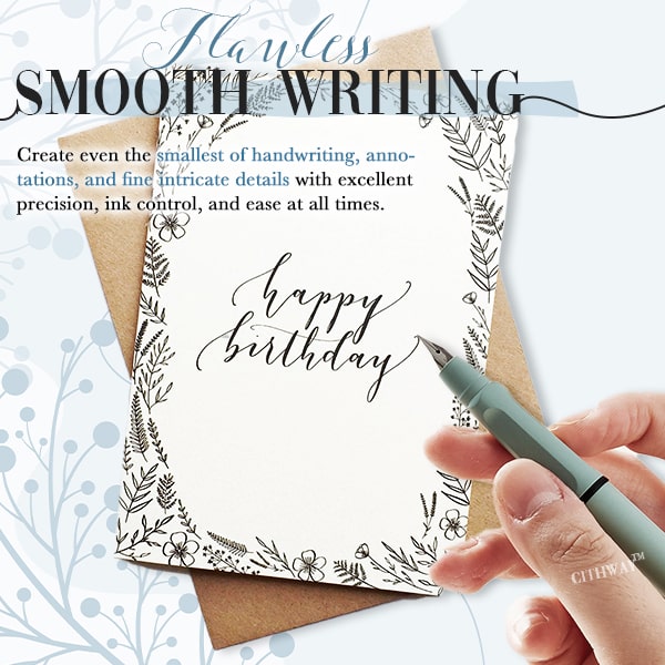 Cithway™ Extra Fine Tip Push-Type Fountain Pen