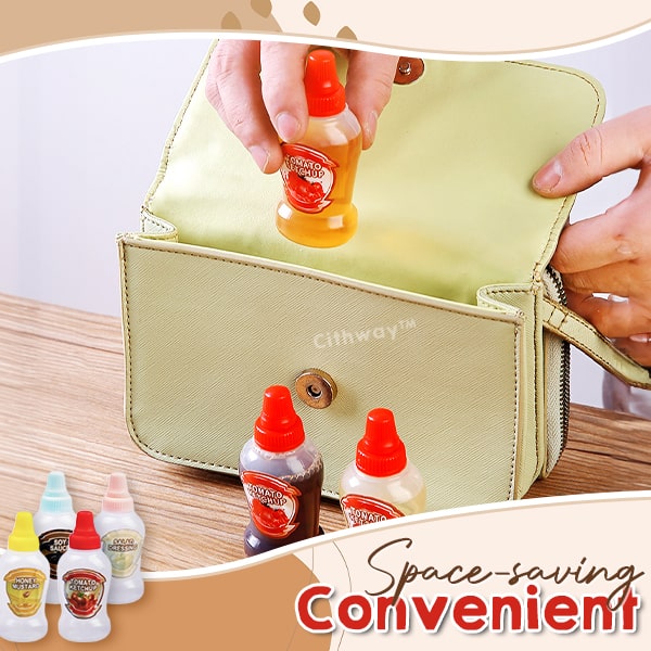 Cithway™ Easy-Squeeze Mini Sauce Bottle