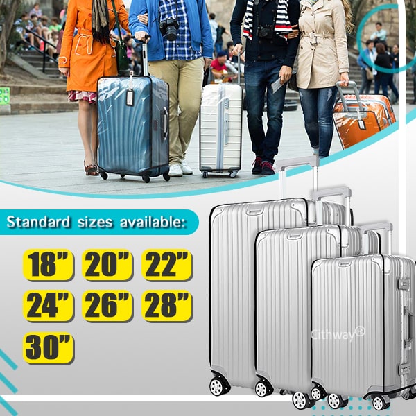 Cithway® Splash-Safe Transparent Luggage Cover