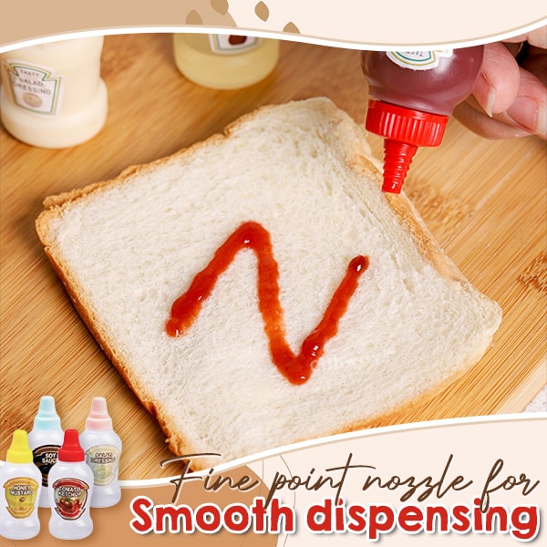 Cithway™ Easy-Squeeze Mini Sauce Bottle