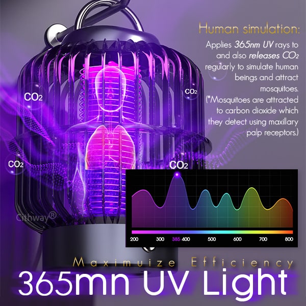Cithway® High-Efficiency Mosquito Zapper Lamp