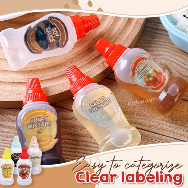 Cithway™ Easy-Squeeze Mini Sauce Bottle