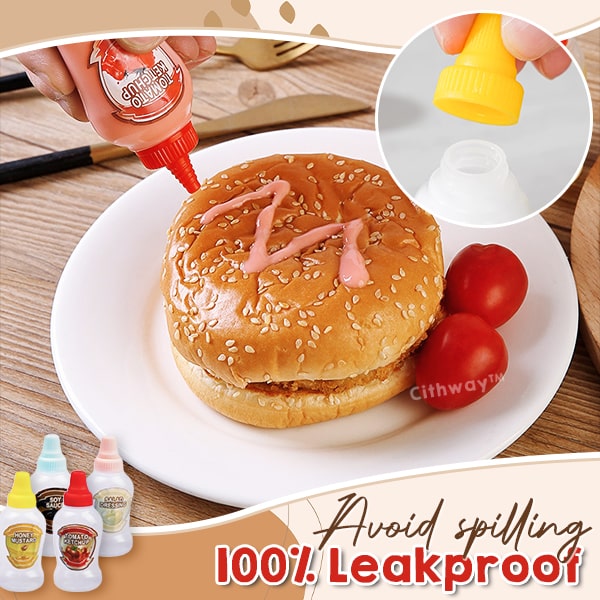 Cithway™ Easy-Squeeze Mini Sauce Bottle