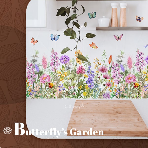 Cithway® Double-sided Floral Window Sticker