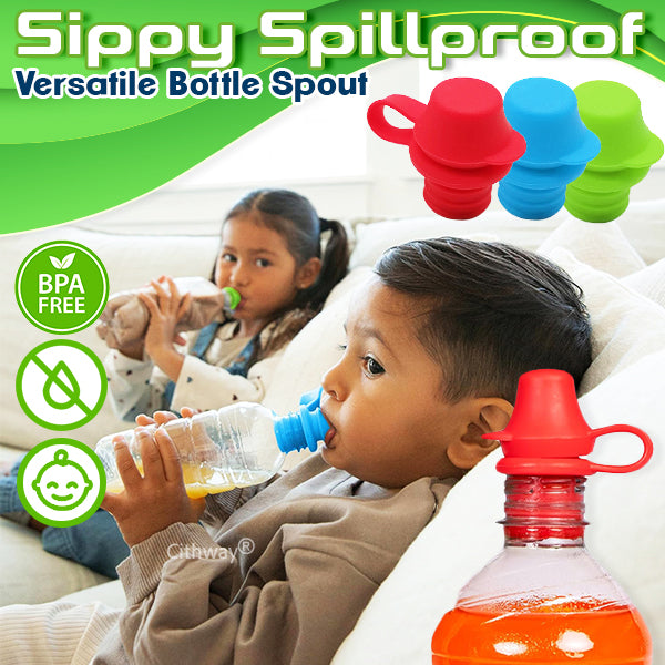 Cithway® Sip-Well Baby Silicone Bottle Top Spout (3PCS)