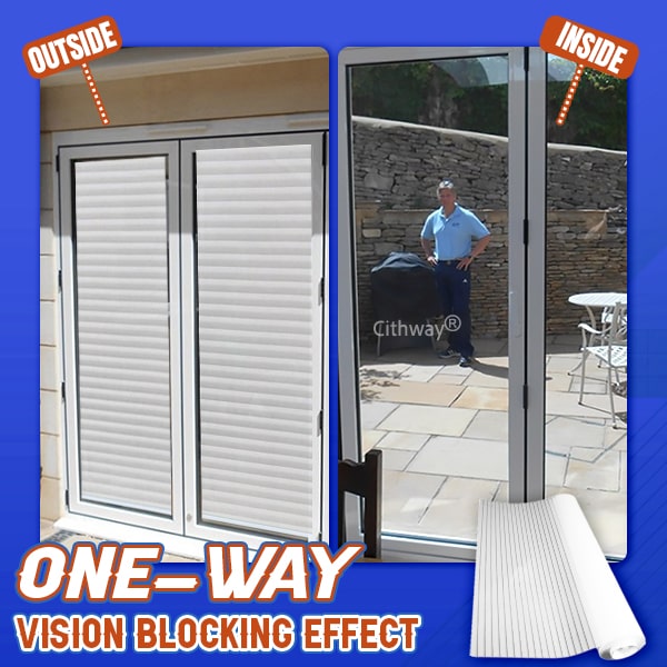 🔥Best Seller🔥Cithway® One-Way Imitation Blinds Privacy Window Cover