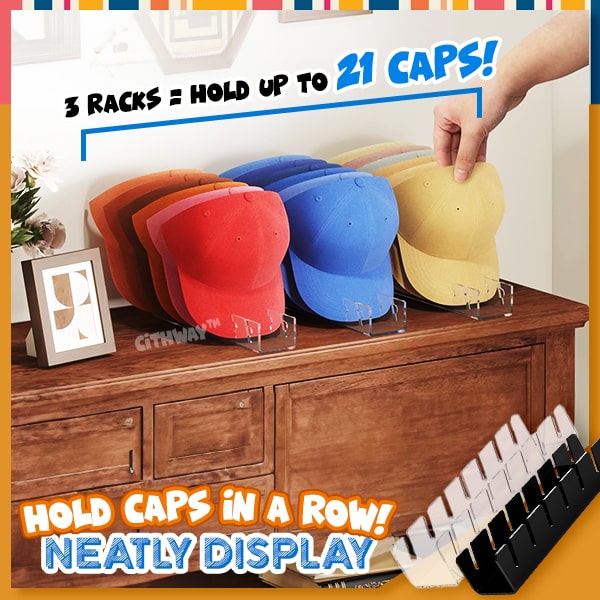 Cithway™ Free-Standing Cap Holder Organizer Rack