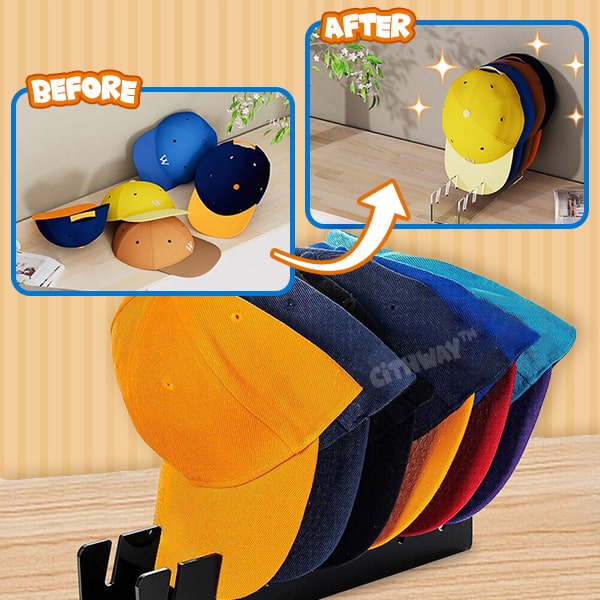 Cithway™ Free-Standing Cap Holder Organizer Rack