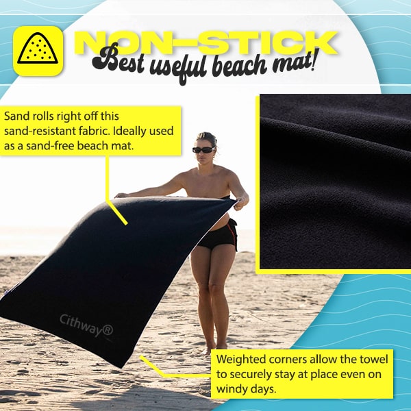 Cithway® Multi-functional Outdoor Magnetic Beach Towel