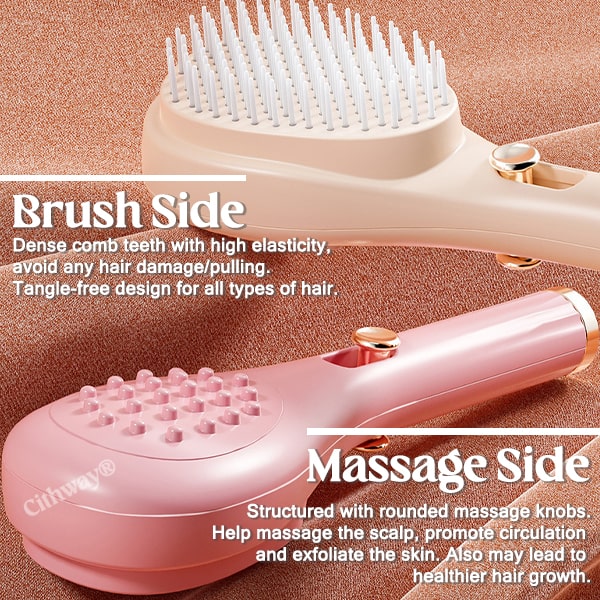 Cithway® Easy-Cleaning Retractable Massage Hair Brush