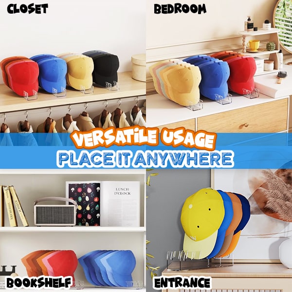 Cithway™ Free-Standing Cap Holder Organizer Rack