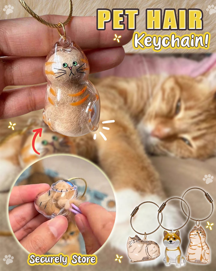 Cithway® DIY Pet Fur Keepsake Keychain