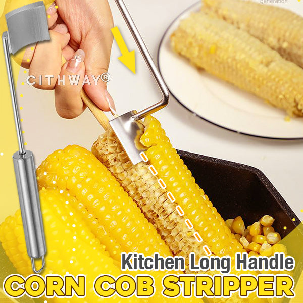 Cithway® Kitchen Long Handle Corn Cob Stripper