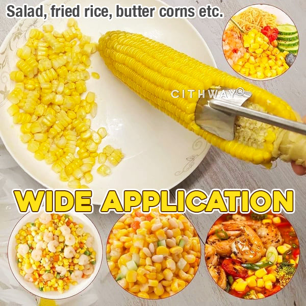 Cithway® Kitchen Long Handle Corn Cob Stripper