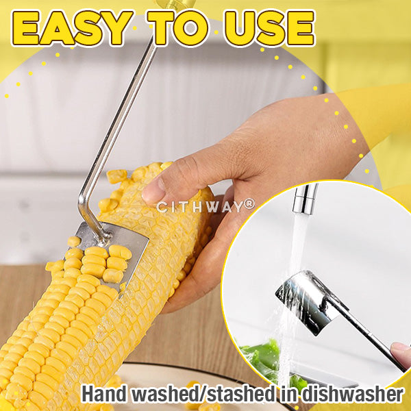 Cithway® Kitchen Long Handle Corn Cob Stripper