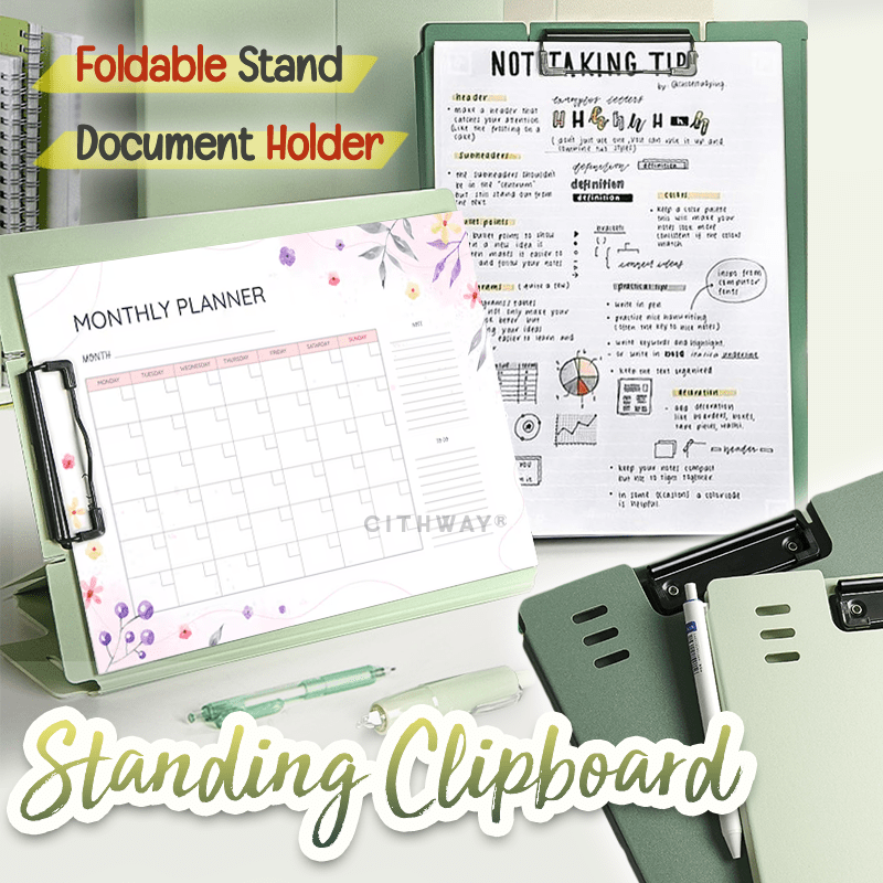 Cithway® Standing Writing Pad Clipboard