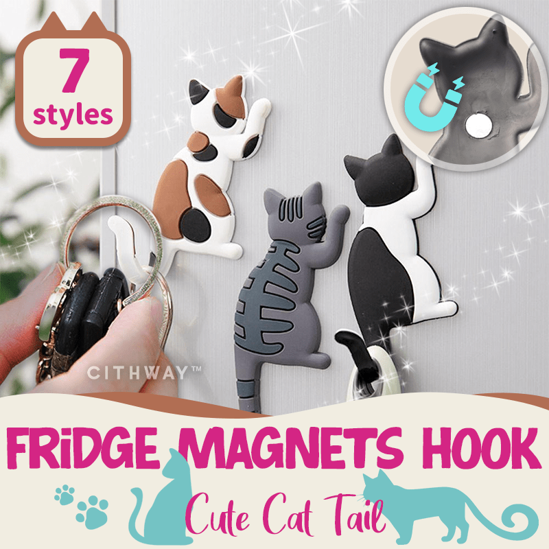 Cithway™ Cat Fridge Magnets Hook