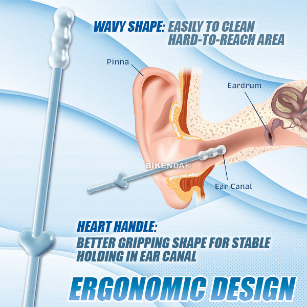 Bikenda® Sticky Ear Cleaning Stick (24Pcs/Set)