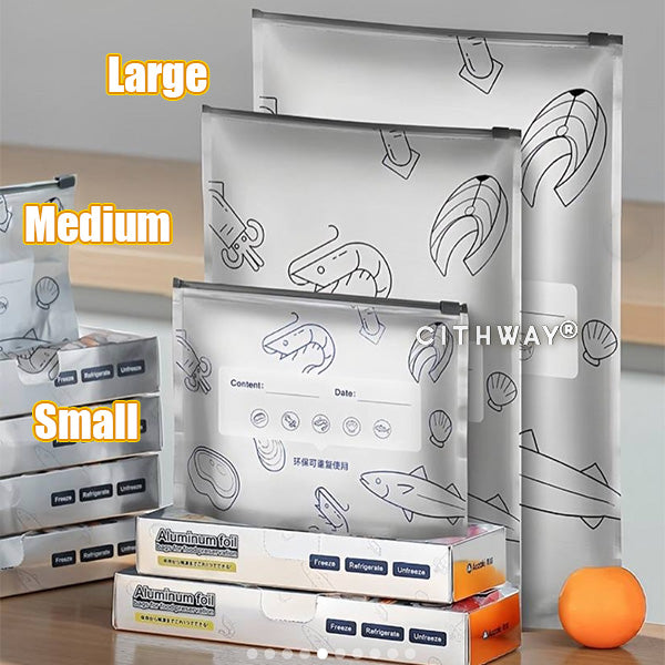 Cithway® Sealable Fresh Food Storage Bags