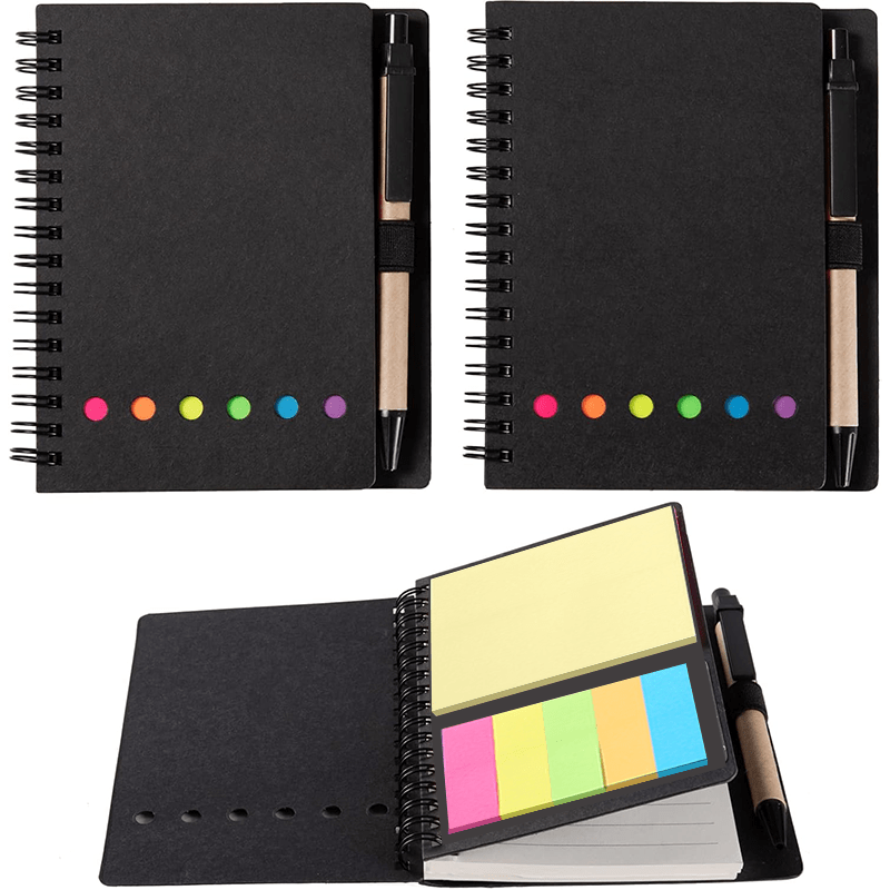 Cithway® Spiral Bound Sticky Notebook Organizer