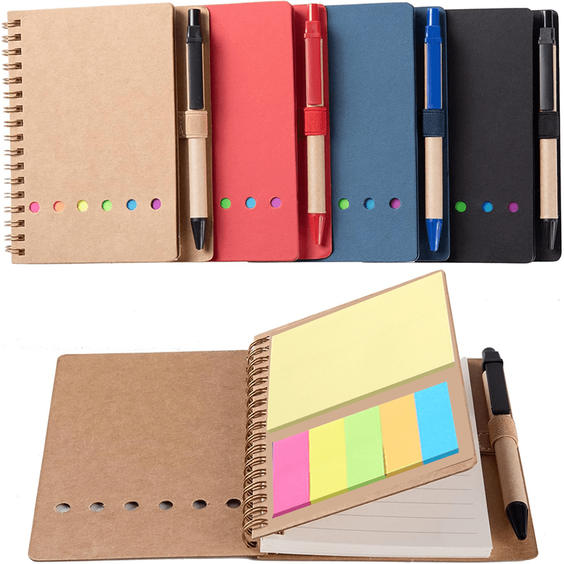 Cithway® Spiral Bound Sticky Notebook Organizer