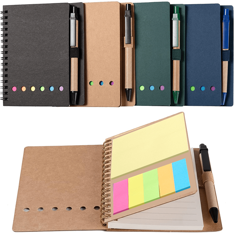 Cithway® Spiral Bound Sticky Notebook Organizer
