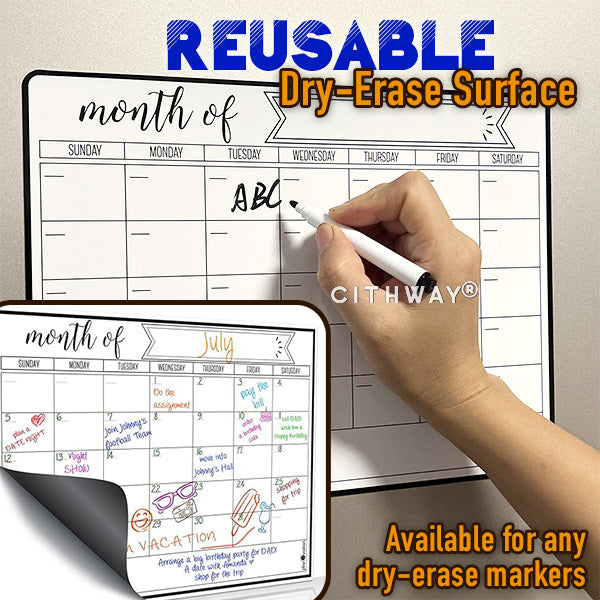Cithway® Magnetic Fridge Planner Calendar