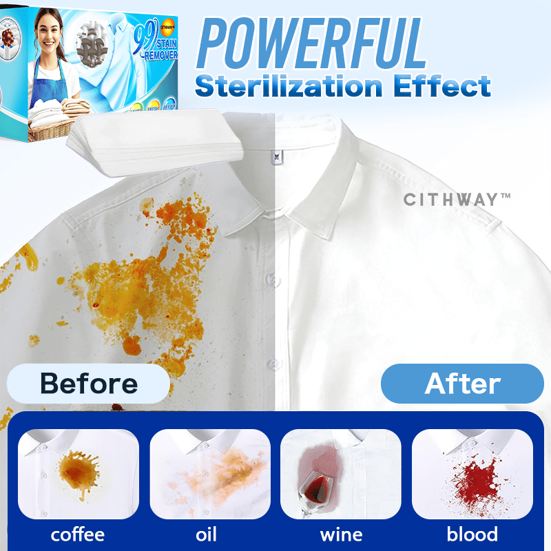 Cithway™ Deep-Cleaning Laundry Detergent Eco Sheets