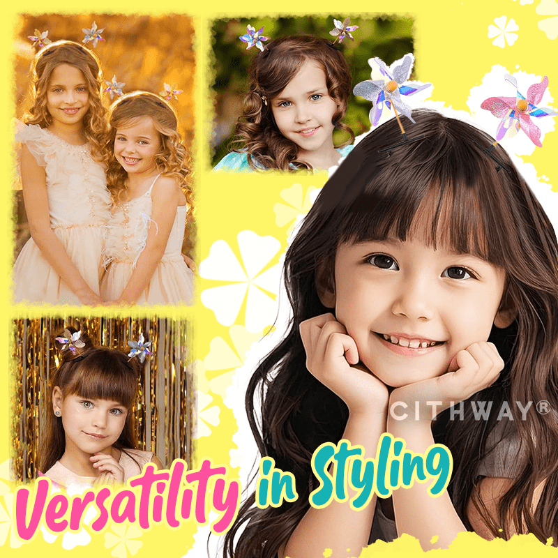 Cithway® Cute Summer Pinwheel Hairpins