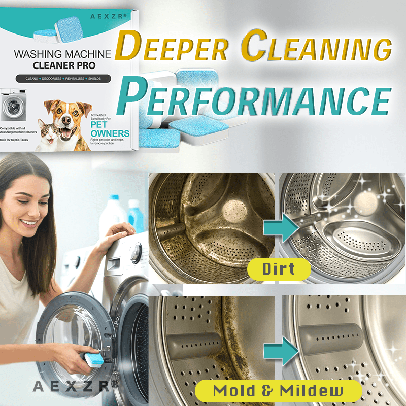 Aexzr® Paw-Clean Washing Machine Gunk Buster Tablet