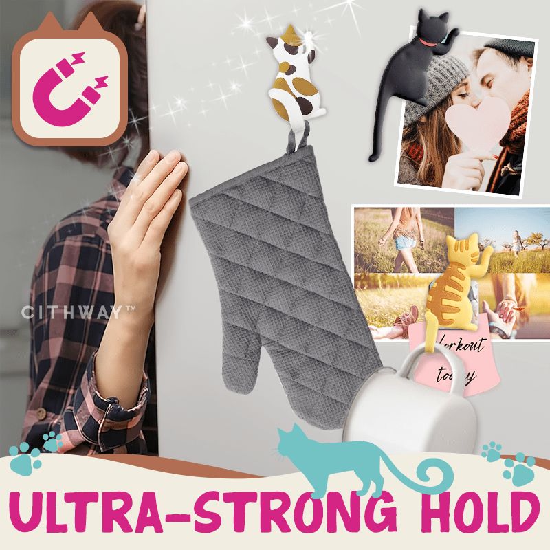 Cithway™ Cat Fridge Magnets Hook