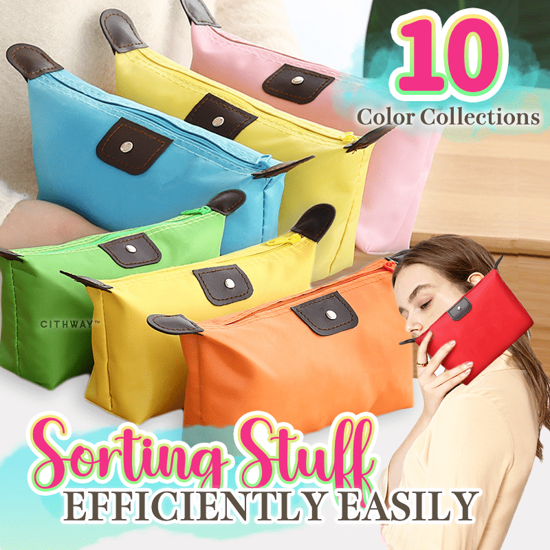 Cithway™ Travel Dumpling Shape Cosmetic Bag