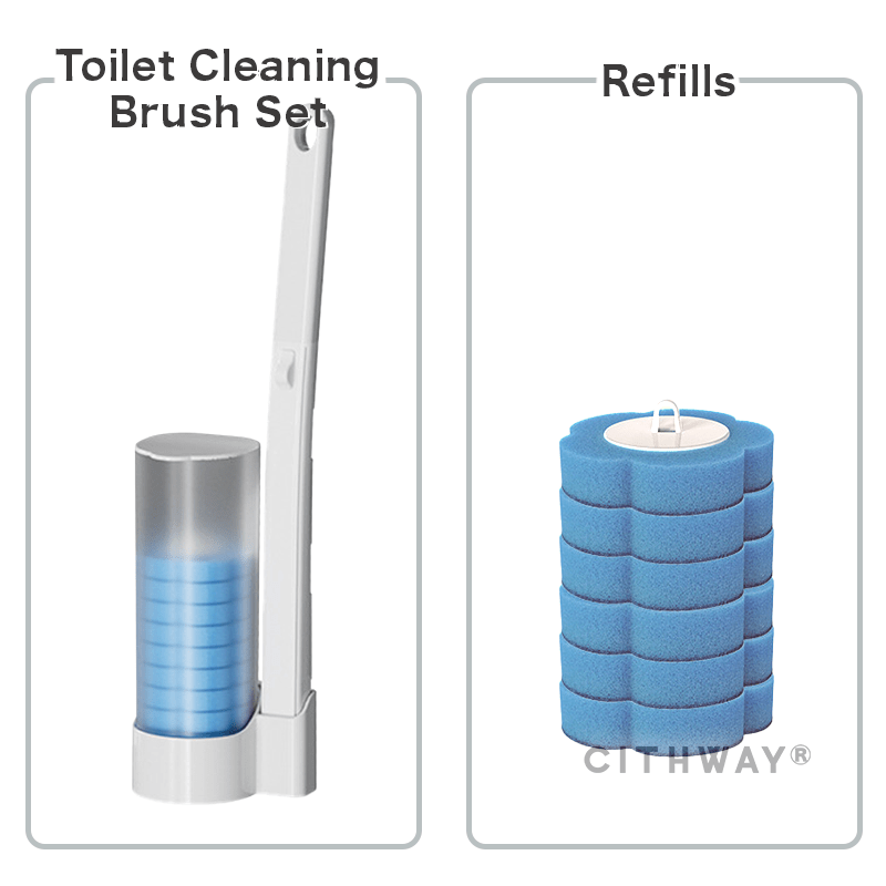 Cithway® Disposable Refills Toilet Cleaning Brush