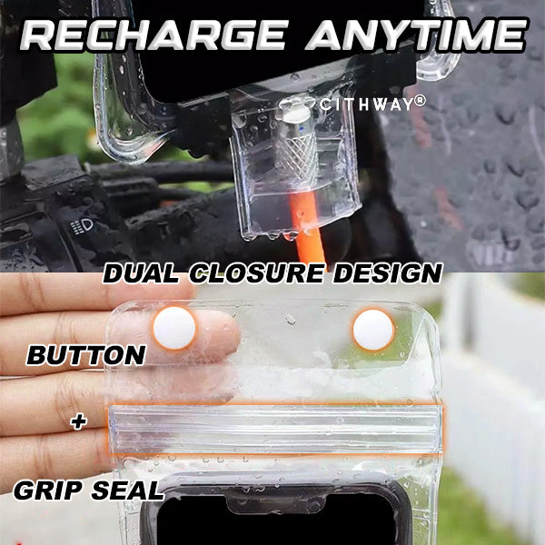 Cithway® Waterproof Motorcycle Clear Phone Bag