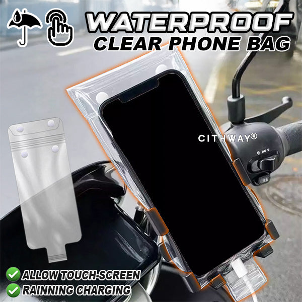 Cithway® Waterproof Motorcycle Clear Phone Bag