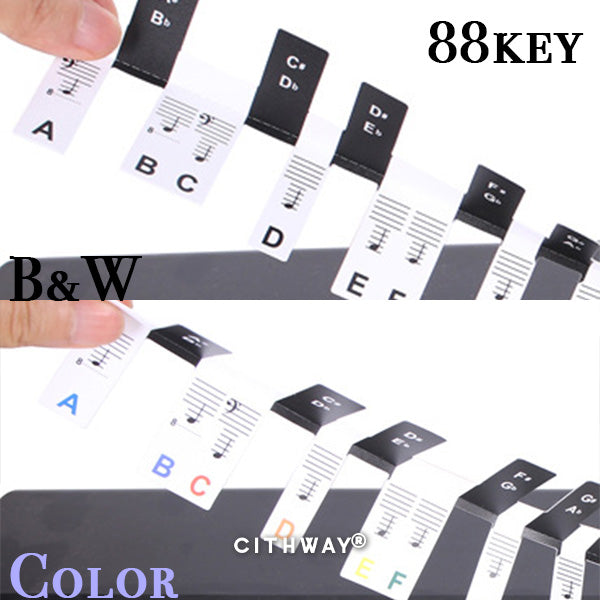 Cithway® Detachable Piano Note Guide