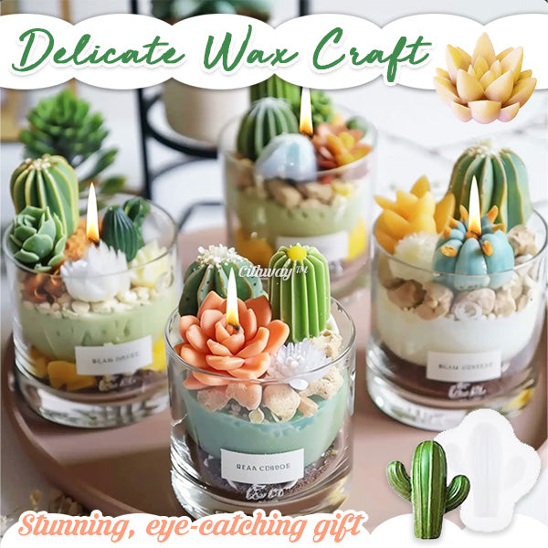 Cithway™ Succulent Plant Silicone Wax Mold Kit