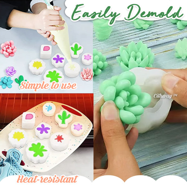 Cithway™ Succulent Plant Silicone Wax Mold Kit