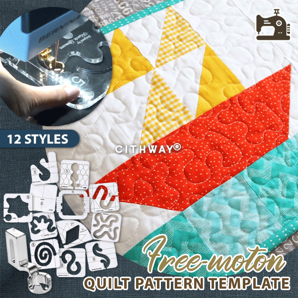Cithway® Easy-Quilting Free-Motion Template Set