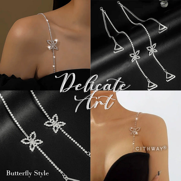 Cithway® Elegant Rhinestone Dress Bra Strap (1 Pair)